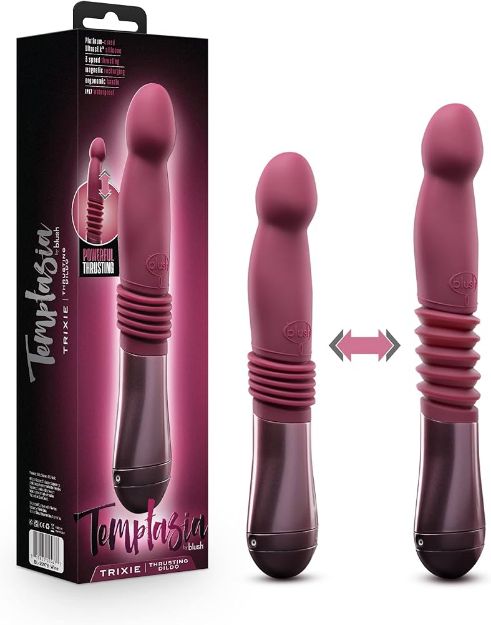 Picture of TEMPTASIA TRIXIE THRUSTING DILDO - WINE