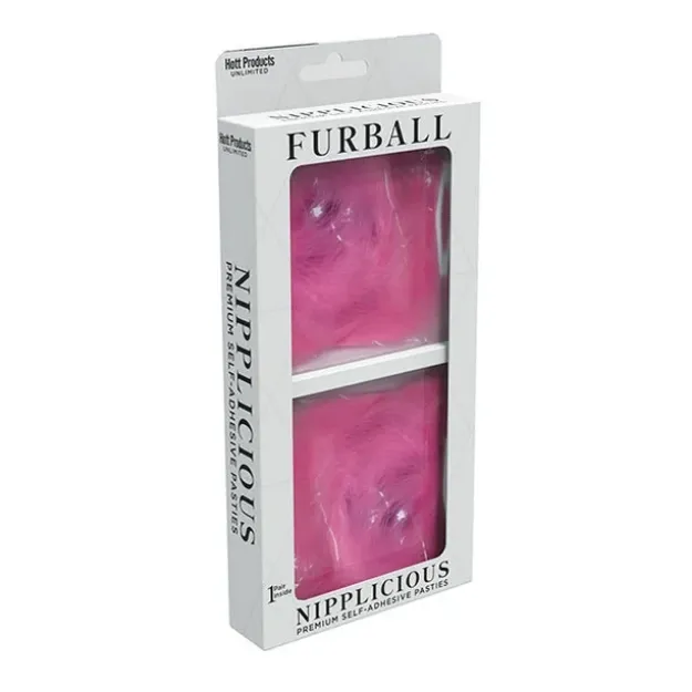 Picture of NIPPLICIOUS FURBALL PASTIES - PINK