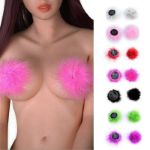 Picture of NIPPLICIOUS FURBALL PASTIES - PINK