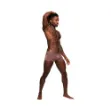 Picture of MALE POWER MINGLE MINI SHORT MAUVE - XL