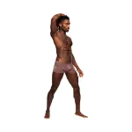 Picture of MALE POWER MINGLE MINI SHORT MAUVE - XL