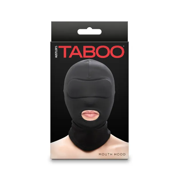 Picture of HUSTLER TABOO MOUTH HOOD - BLACK