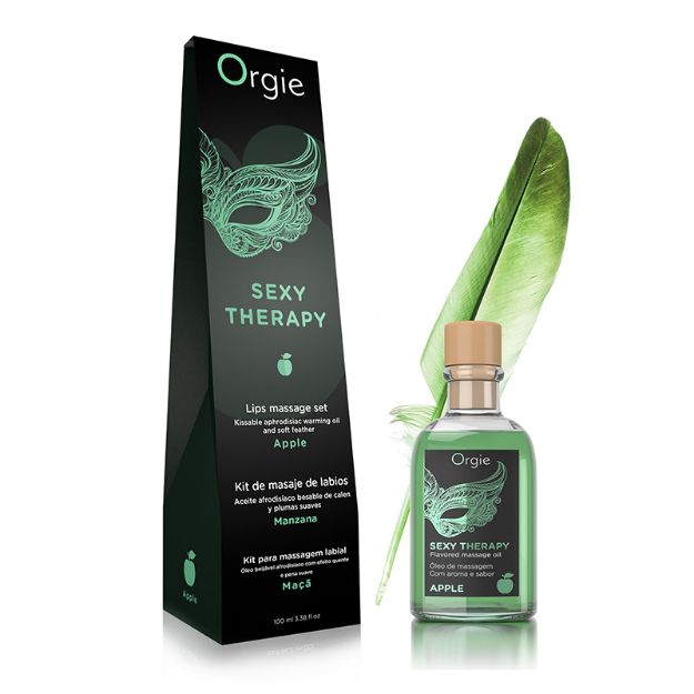Picture of ORGIE WARMING KISSABLE MASSAGE SET -  100ML APPLE