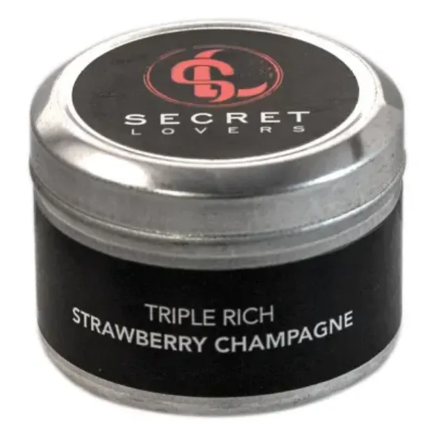 Picture of SECRET LOVERS MINI CANDLE - STRAWBERRY CHAMPAGNE