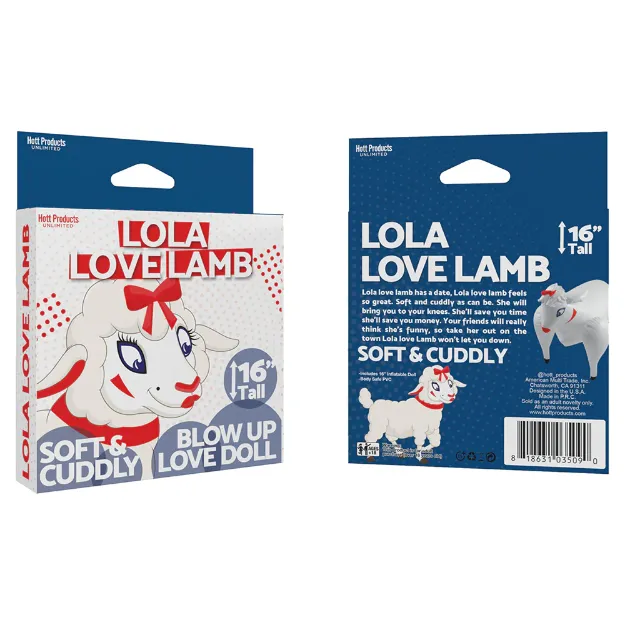 Picture of DOLL - LOLA LOVE LAMB BLOW UP SHEEP
