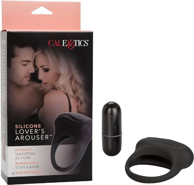 Picture of CALEXOTICS SILICONE LOVER'S AROUSER BLACK