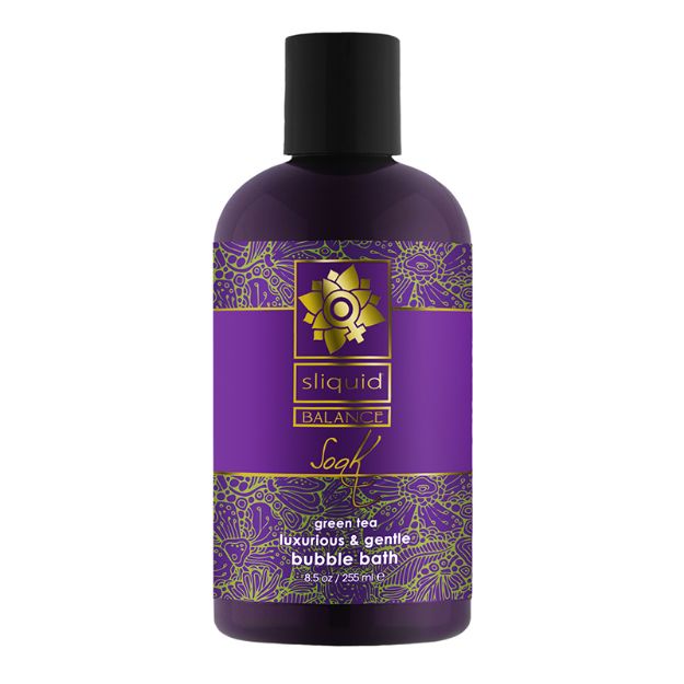 Picture of SLIQUID SOAK BUBBLE BATH - GREEN TEA 8.5 OZ