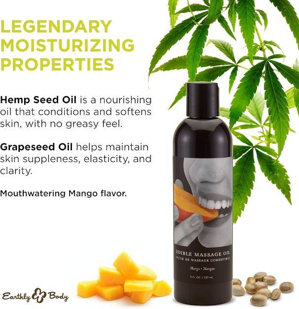Picture of Edible Massage Oil Mango 8oz