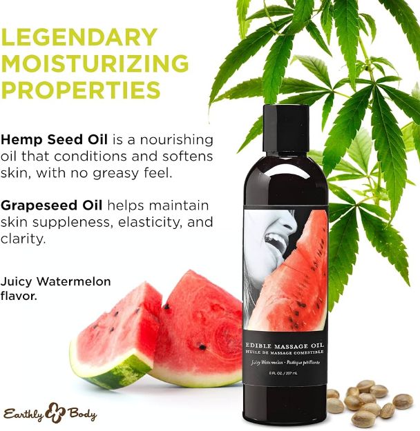 Picture of Edible Massage Oil Watermelon 8oz