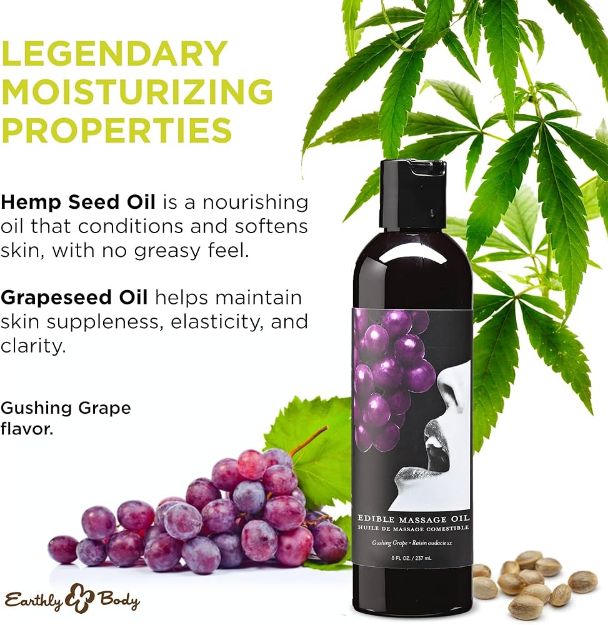 Picture of Edible Massage Oil Grape 2oz