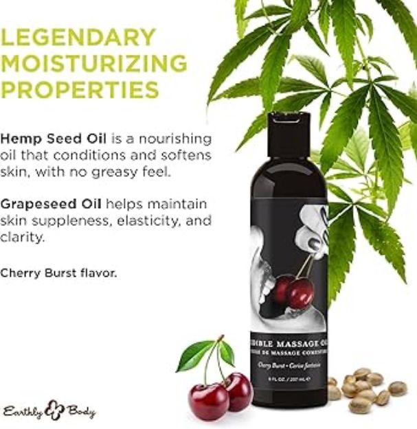 Picture of Edible Massage Oil Cherry 2oz