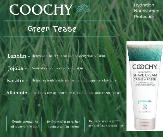 Picture of Coochy Cream Green Tease 3.4 OZ