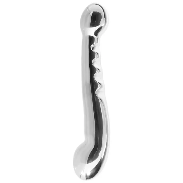 Picture of Stainless Steel 7" Double Ended Dildo