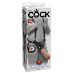 Picture of King Cock 11" 2 Cocks One Hole Hollow Strap-On Suspender