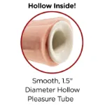 Picture of King Cock 11" 2 Cocks One Hole Hollow Strap-On Suspender