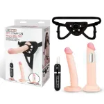 Picture of LuxFetish 3 Piece Strap-On Pegging Set