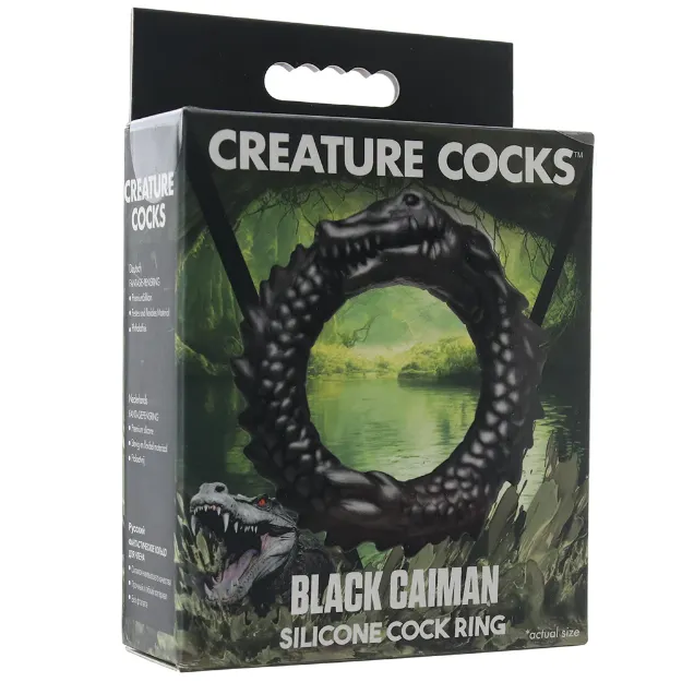 Picture of CREATURE COCKS - Black Caiman Cock Ring
