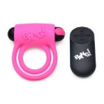Picture of BANG! 28X Remote Control Vibrating Cock Ring & Bullet - Pink