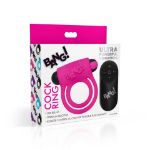 Picture of BANG! 28X Remote Control Vibrating Cock Ring & Bullet - Pink
