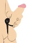 Picture of BANG! 28X Remote Control & Vibrating Cock Ring - Black