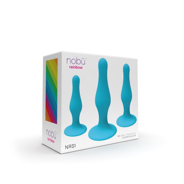 Picture of Nobü Rainbow - NRS1 Silicone Plug Set - Blue