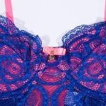 Picture of Simply Seductive - 2pc Set Under Lace with Lace - Blue - Medium
