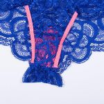Picture of Simply Seductive - 2pc Set Under Lace with Lace - Blue - Large