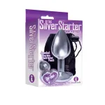Picture of The Silver Starter Plug Heart Violet