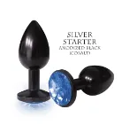 Picture of The Silver Starter Plug Round Black & Cobalt