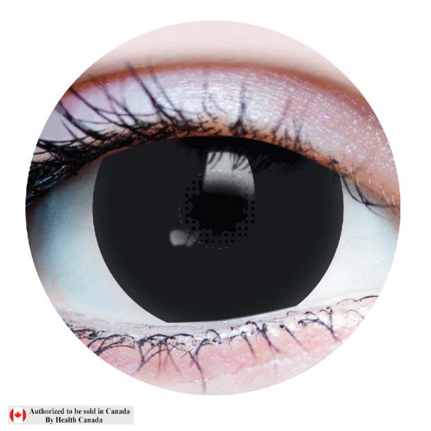 Picture of PRIMAL CONTACT LENSES - BLACK MINI SCLERA