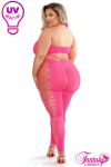 Picture of LOOK 2PC GLOW BODYSTOCKING PLUS SIZE