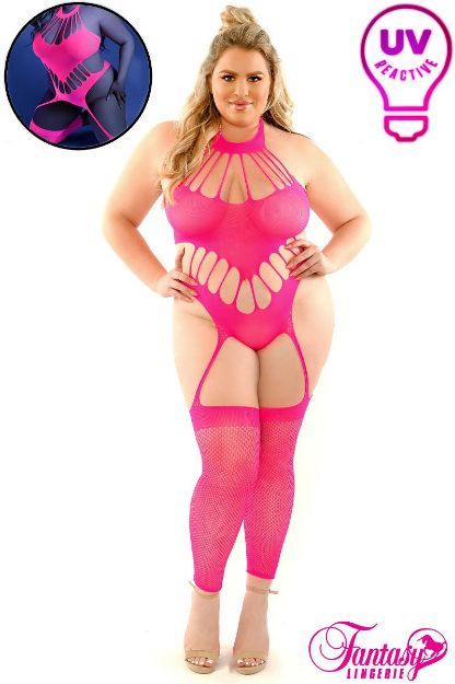 Picture of GLOW BODYSTOCKING PLUS SIZE