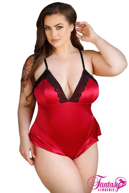 Picture of SATIN TEDDY PLUS SIZE