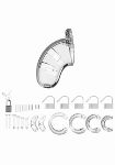 Picture of Shots - ManCage - Model 01 - Chastity - 3.5" - Cock Cage - Transparent  