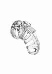 Picture of Shots - ManCage - Model 02 - Chastity - 3.5" - Cock Cage - Transparent
