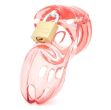 Picture of Chastity Kits - CB-3000 Red Kit with 3" Cage 