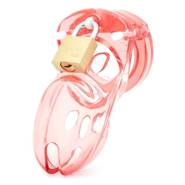 Picture of Chastity Kits - CB-3000 Red Kit with 3" Cage 