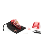 Picture of Chastity Kits - CB-3000 Red Kit with 3" Cage 