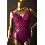 Picture of FRENCH AFFAIR – TEDDY LEO PLUM CASPIA PLUS SIZE