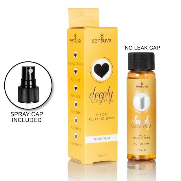 Picture of SENSUVA - DEEPLY LOVE YOU THROAT RELAXING SPRAY BUTTER RUM 1OZ