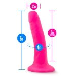 Picture of BLUSH - NEO - 6" DUAL DENSITY COCK - NEON PINK