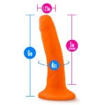 Picture of Blush - Neo - 6 Inch Dual Density Cock - Neon Orange