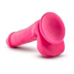 Picture of Blush - Neo - 6 Inch Dual Density Cock With Balls - Neon Pink