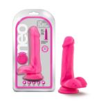 Picture of Blush - Neo - 6 Inch Dual Density Cock With Balls - Neon Pink