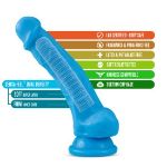 Picture of Blush - Neo - 7.5" Dual Density Cock With Balls - Neon Blue 