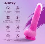 Picture of Tracy's Dog - JeliVoy Thrusting Dildo Jellyskin Rose Red 