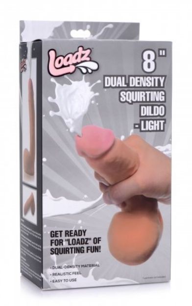 Picture of Loadz Squirting Dildo 8.3" w/ Reservoir in Balls 