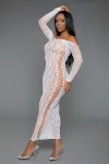 Picture of BE WICKED Late Last Night Dress White O/S