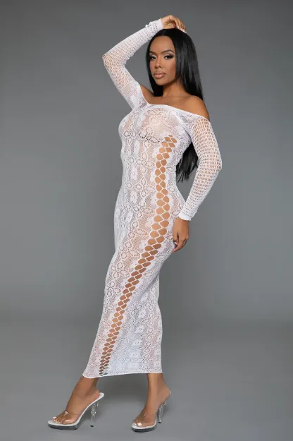 Picture of BE WICKED Late Last Night Dress White O/S
