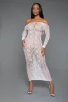Picture of BE WICKED Late Last Night Dress White O/S